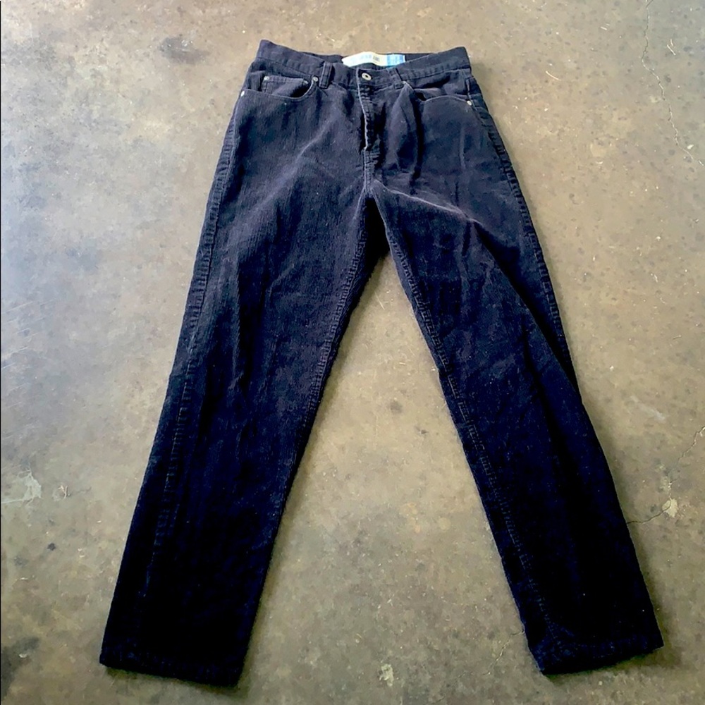 Gap black corduroy jeans